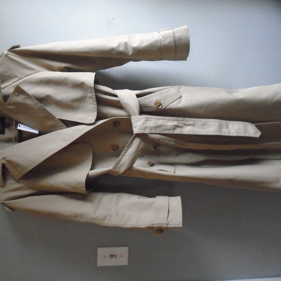 Banana Republic Tan Timeless Trench Coat, Size S - Picture 2 of 9